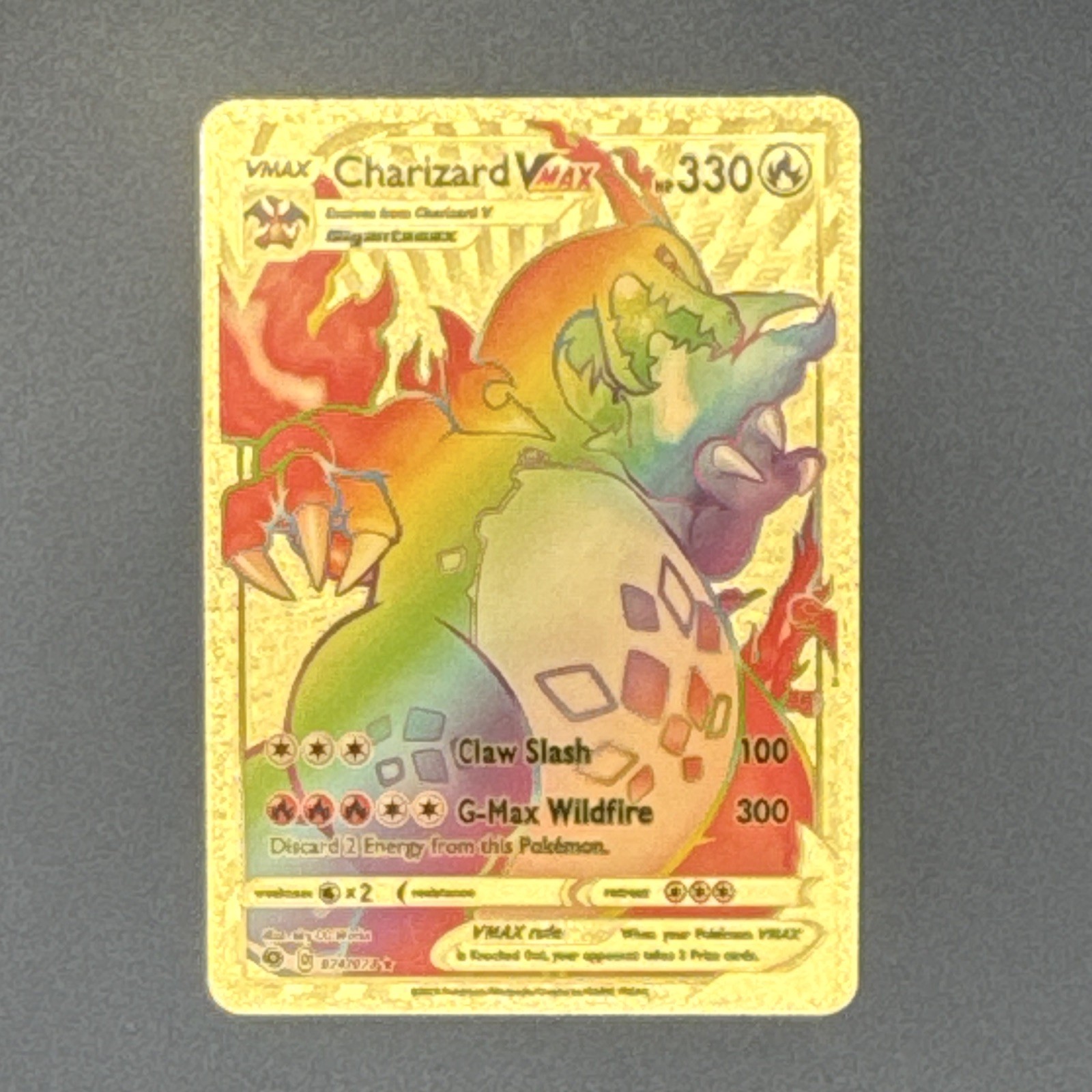 The Pokémon Company Charizard VMAX 074/073 Secret Rare Holo EN 2020 330 HP