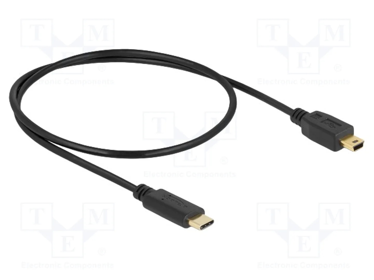 Delock Noir Câble Usb-C Vers Mini-Usb - 0,5 M - Image 2