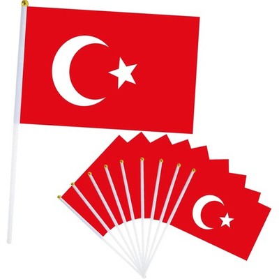 Kleines Türkei Flaggen Set 10 Stück 2026 Fußball Weltmeisterschaft Dekoration...