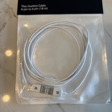OEM Genuine Apple Thin FireWire Cable 6 to 6 pin 0.5m Vintage