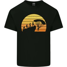 Camiseta de algodón ligero Evolution of Base Jumping para hombre