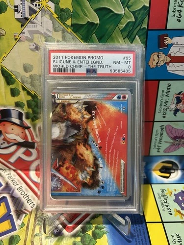 Suicune & Entei LEGEND 2011 95/95 World Championships The Truth PSA 8 NM-MT