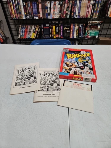 Rampage game for Commodore 64 by Activision. Look At Pictures