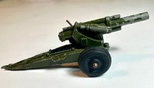 Vintage 1960's Tootsie Toy Military Army Soldier metal Field Cannon still works
