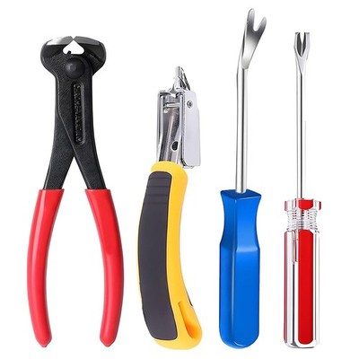 Staple Remover Tack Puller Tool Set Nail Lifter Fastener Remover for Upholstery
