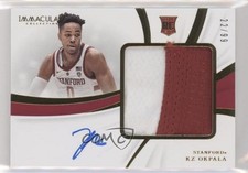 2019 Panini Immaculate Collegiate Premium Rookie 22/99 KZ Okpala Patch Auto 4l6