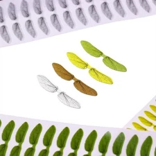 560PCS Pre-cut Realistic Fly Wings 4 Colors for Dry Fly Tying Trout Fishing Lure
