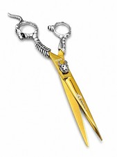 6" Dragon Spine Barber Hair Cutting Scissors Japanese 440C Razor Sharp Shears
