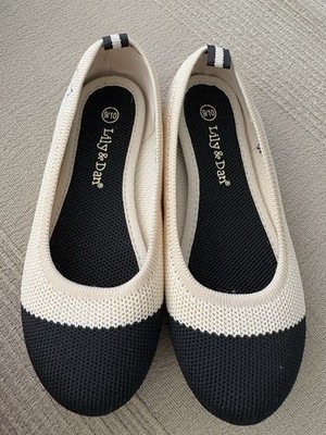New Lily and Dan Ballerina Flats, Size 9/10 Machine Washable