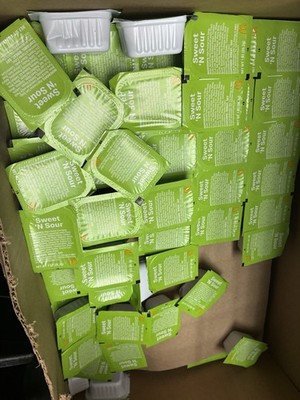 50x McDonald's Sweet N  And Sour Sauce Dipping Chicken Nugget Sauce 