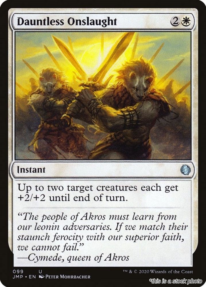 Magic Dauntless Onslaught 99 NM Jumpstart Uncommon