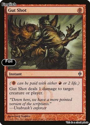 Gut Shot EN [NPH - 86] - LP [Foil] TCG MTG