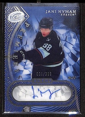 2025-26 Upper Deck Ice Premieres Rookie AUTO Jani Nyman /299