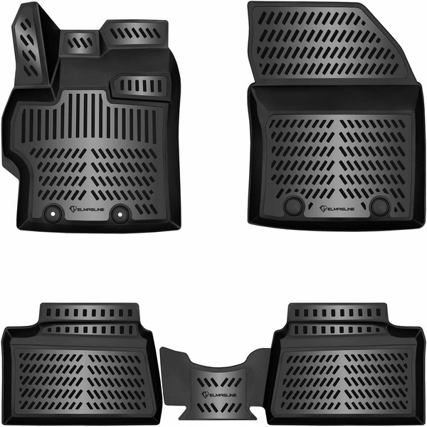 Elmasline 3D Gummimatten FüR Mazda 2 Hybrid (2022-2026) | 5Cm Rand - FußMatten-image