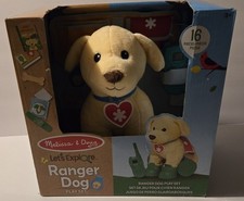 Melissa  Doug Let's Explore Ranger Rescue Dog Pretend Play Set Gear Puppy Campi