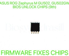 ASUS ROG Zephyrus M GU502, GU502GW, ADMIN NO PASSWORD FIRMWARE FIXES BIOS CHIP