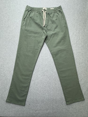 Marine Layer The Denim Lounge Saturday Pants Mens Large 32x30 Organic Cotton NWT