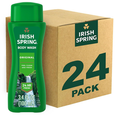 Irish Spring Men'S Body Wash Shower Gel, Original Clean, Travel Size Body Wash,