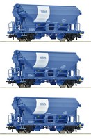 Roco 6600134 H0 3-Tlg. Set: Schwenkdachwagen, Duslo