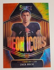 2025 Panini Select - Neon Icons Jack Bech #13 Tie-Dye Prizm /25 (RC)