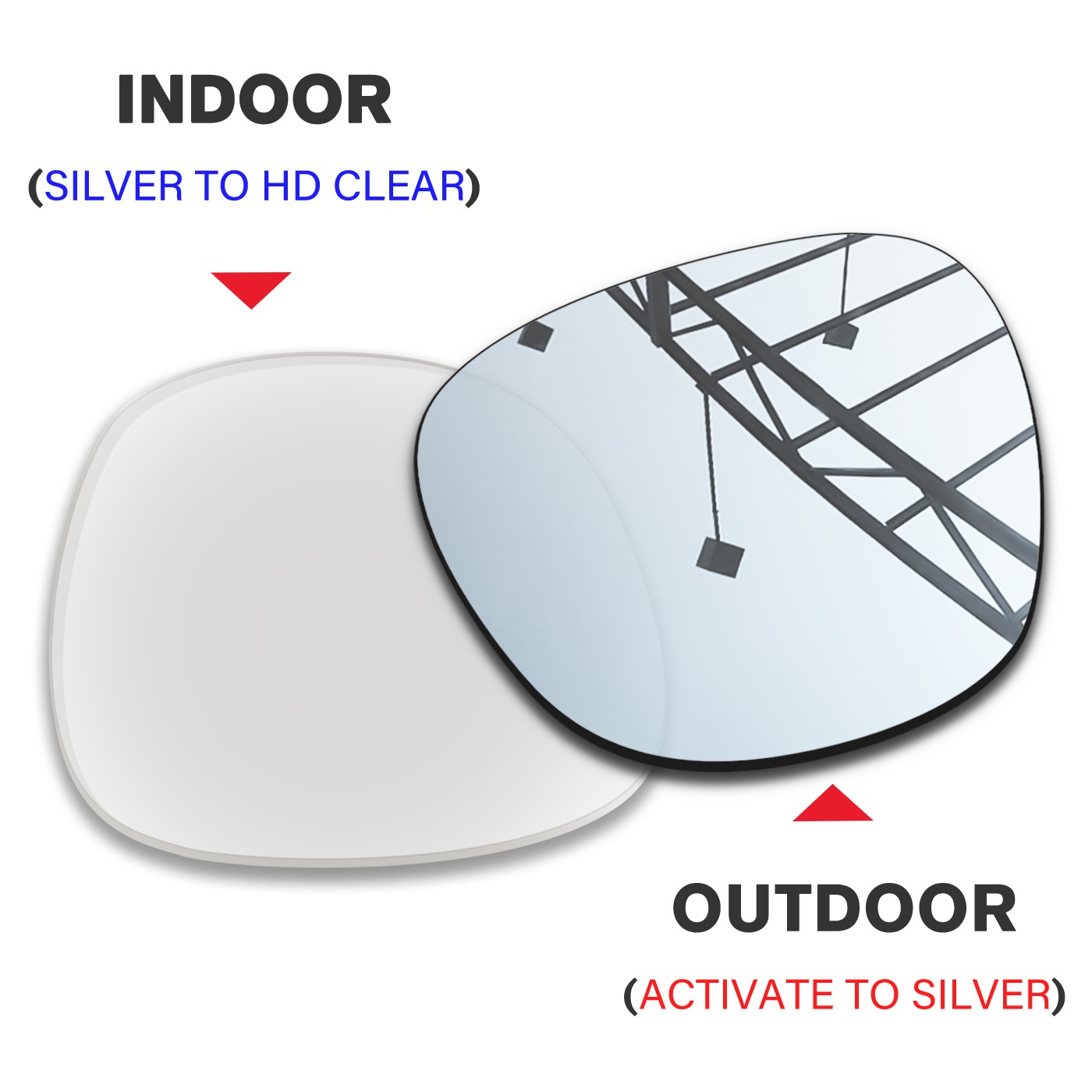 Photochromic Clear to Silver-Non Polarized