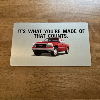 GMC Sierra Metal Promotion Sign