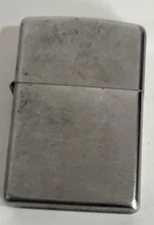 Zippo - 2012 Plain Lighter - L- 12 - Polished Chrome Untested