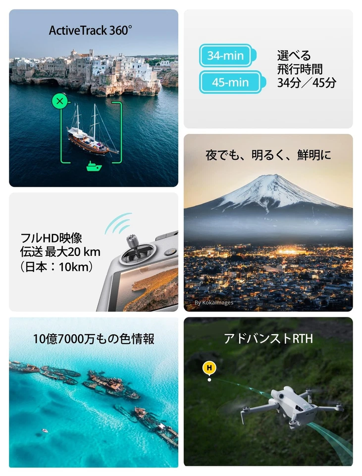 DJI Mini 4 Pro RC 2 Controller Portable 4K/60fps HDR 249g Drone Japan #N948 - Image 3 of 4