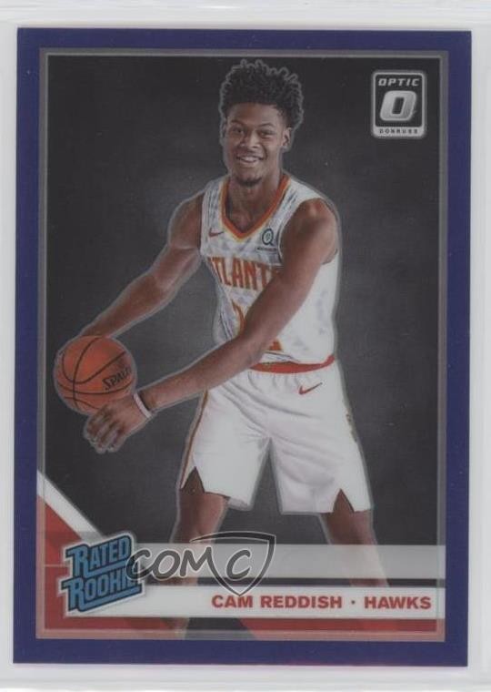 2019-20 Panini Donruss Optic Rated Rookie Purple Prizm Cam Reddish #170 02v3