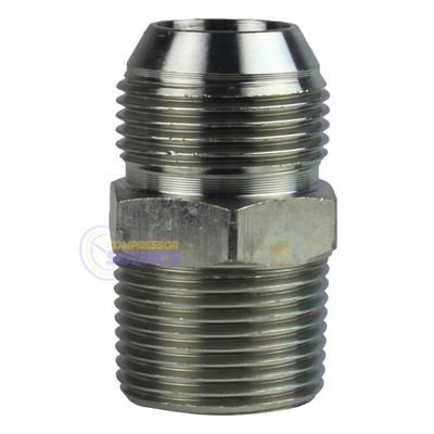 3/4'' Male Flare x 3/4'' MNPT Straight Adapter Fitting for 3/4'' OD J06MF06MX