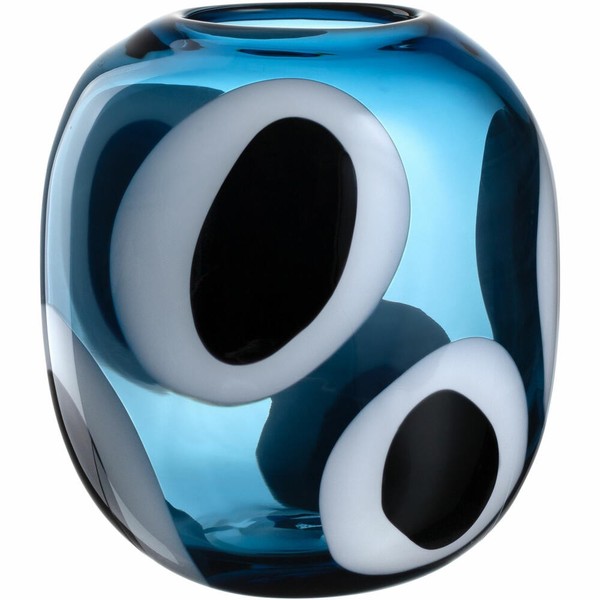 Leonardo Vase Occhi Blu Blumenvase Dekovase Tischvase Glasvase Glas H 21 Cm-image
