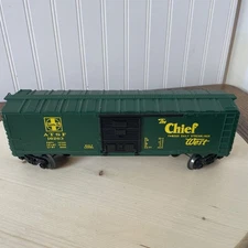 O Scale Trains Lionel Santa Fe Box Car 16263 The Chief Green 3 Rail