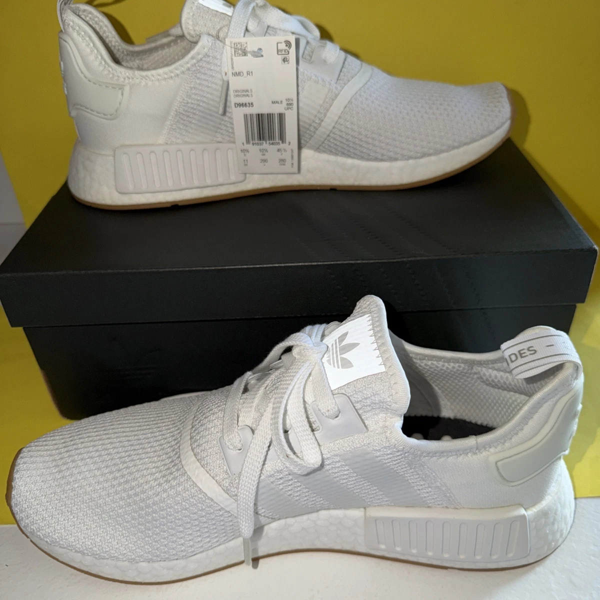 adidas gazelle silver green womens Shop White Mens NMD R1 Lace Up Sneakers  Shoebacca