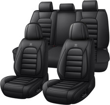 Truck Seat Covers for Toyota Tacoma 2006-2026, Waterproof Nappa Leather Full Cov
