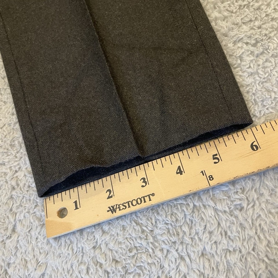 Gray Viscose Modal V Crossover Pants 30a