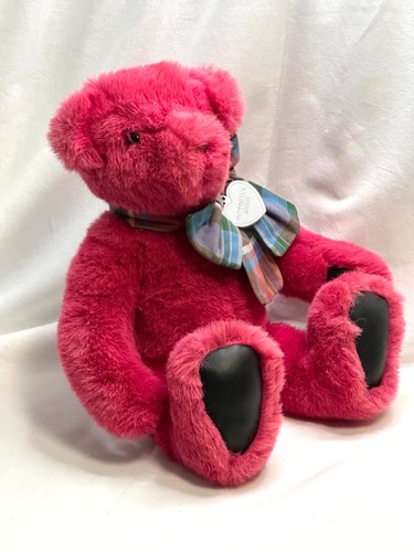 Peluche peluche Gund Victoria's Secret rosa caldo orsacchiotto 11,25" 1992 - Foto 4 di 11