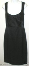 Chic New ELIE TAHARI CLEARY Silk Cocktail Little Black Dress Sz 2 $598 NWT LBD