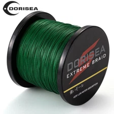Dorisea Moss Green 300M/1000M/2000M Super Power pe Braided Fishing Line 6-300lbs