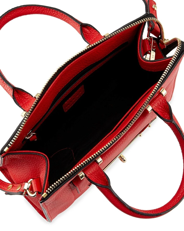 BOLSO PEQUEÑO MILLY ISABELLA GUIJARRO ROJO $375 Foto 2 de 3