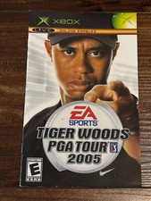 Tiger Woods PGA Tour 2005 Golf XBOX Instruction Manual Only