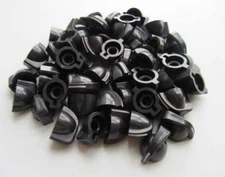 50x Guitar Mini AMP Amplifier Knobs Effect Pedal Chicken Head Knob Black