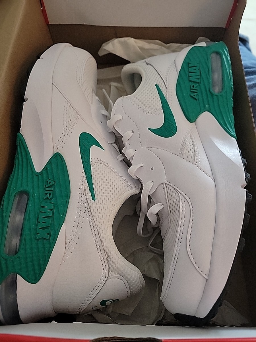 Nike Women's Air Max Excee CD5432-123, White/Green, Size 11 | eBay
