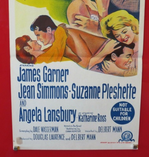 MISTER BUDDWING ORIGINAL 1966 DAYBILL KINO FILMPLAKAT James Garner 60er COOL - Bild 3 von 6