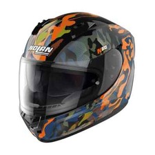 CASCO MOTO NOLAN N60.6 FOXTROT 34 METAL BLACK ORANGE INTEGRALE