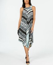 Style&co. NWT PS Sleeveless Mandala Scarf Dress $59 M125