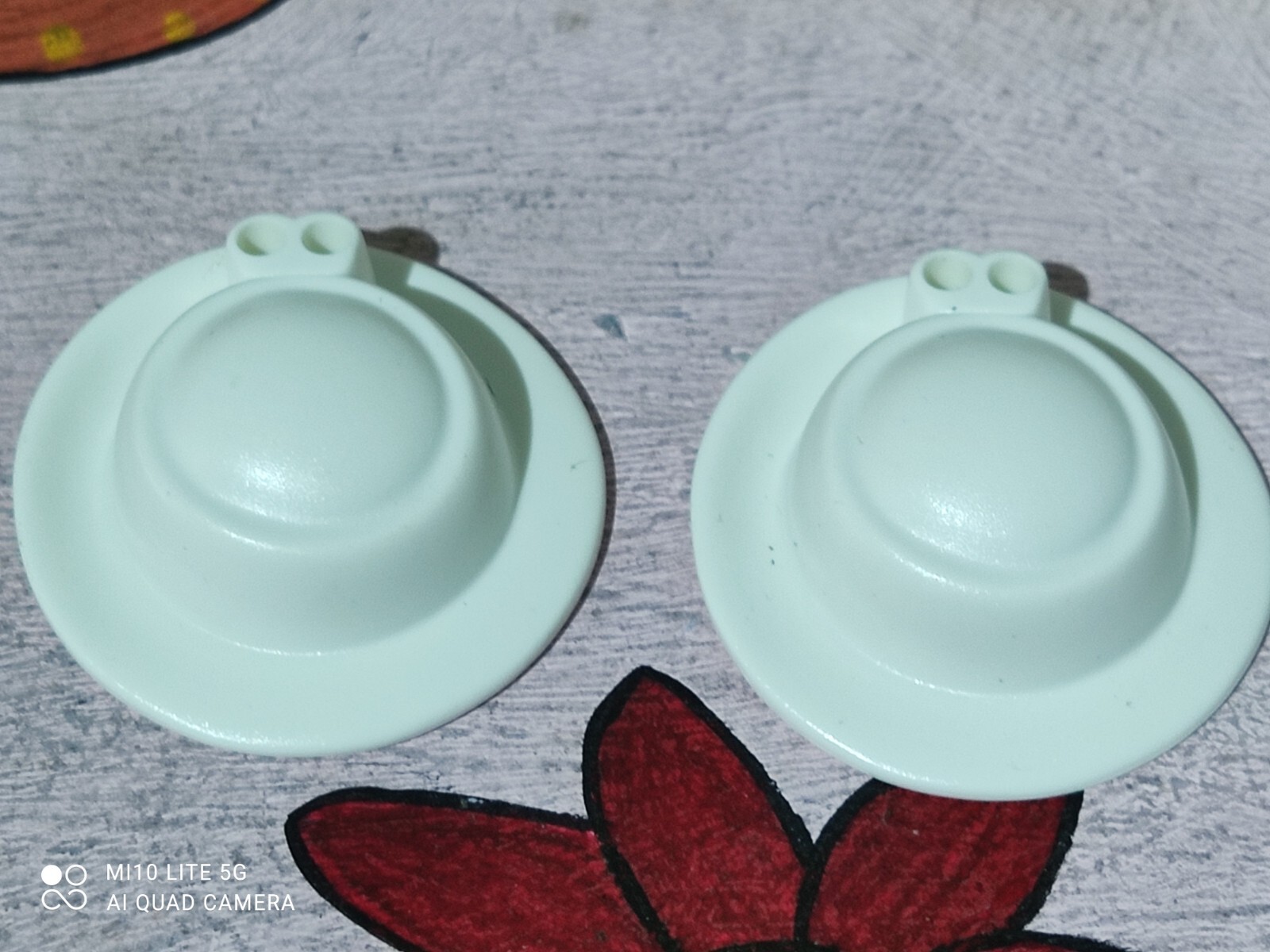 PLAYMOBIL X2 SOMBREROS BLANCOS VICTORIANOS RF 4898 5485 SERIE ROSA DAMA SOMBRERO