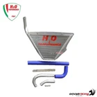 H2O Additional water radiator curved + mounting kit for Yamaha YZF R1 2009-2014