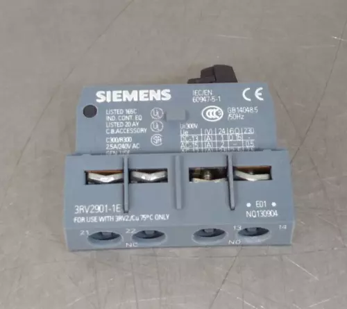 Siemens Auxiliary switch Circuit breaker 3RV2901-1E                       loc3D1