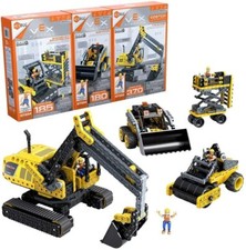 HEXBUG VEX ROBOTICS CONSTRUCTION VEHICLE 3 PACK, YELLOW DISTRESSED PKG