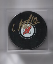CHASE STILLMAN SIGNED AUTOGRAPH NEW JERSEY DEVILS HOCKEY PUCK  
